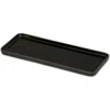 Esko Sabia Bathroom Vanity Countertop Tray Kitchen Accessories, 32cm L X 13cm W X 1.5cm H In Black