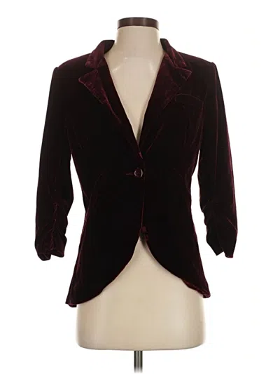 Pre-owned Esley Blazer Jacket In Burgundy
