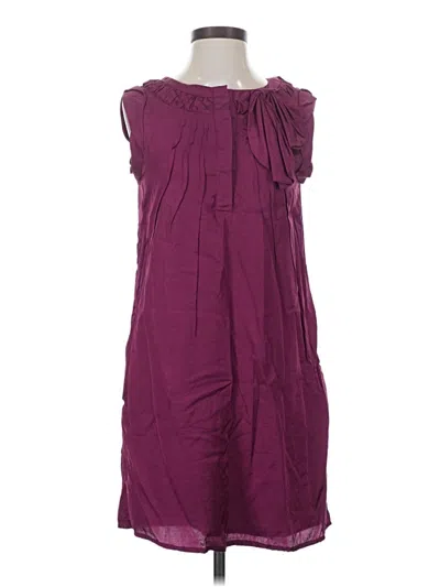 Pre-owned Esley Casual Dress In Burgundy