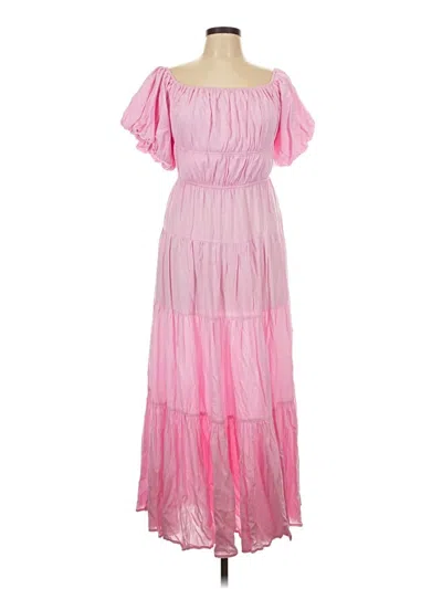 Pre-owned Esley Casual Dress In Pink