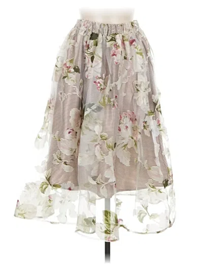 Pre-owned Esley Casual Skirt In White