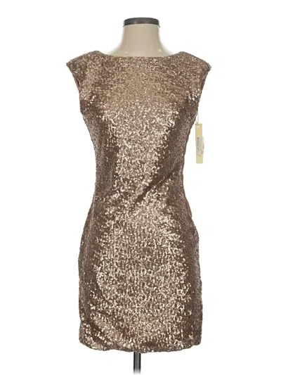 Pre-owned Esley Cocktail Dress In Gold