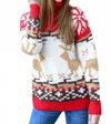 Esley Collection Christmas Style Turtleneck Sweater In Red In Red