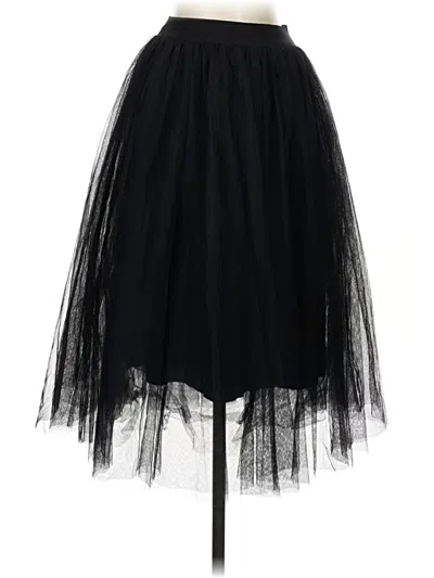 Pre-owned Esley Formal Skirt In Black