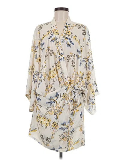 Pre-owned Esley Kimono In Ivory