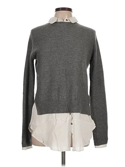 Pre-owned Esley Pullover Sweater In Gray