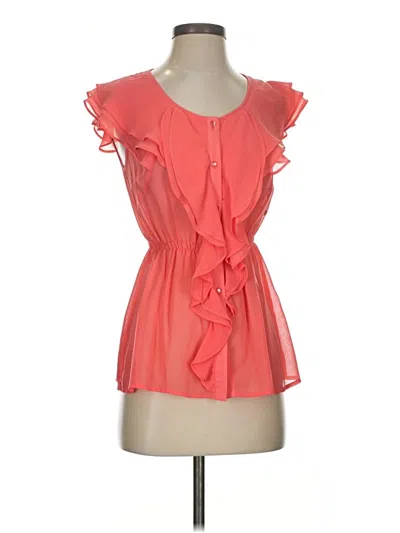 Pre-owned Esley Sleeveless Blouse In Orange