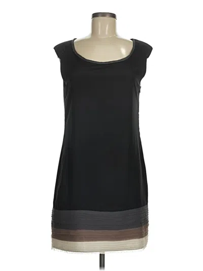 Pre-owned Esley Sleeveless Top Black Scoop Neck Tops
