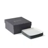 Esma Dereboy Black / White Square Bread Plate Set Of Four  Black Ivory Colour In Blue