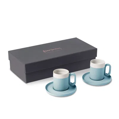 Esma Dereboy Blue Capsule Espresso Set Of Two Ice Ivory Colour