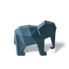 Esma Dereboy Blue Decorative Elephants Ocean Colour In Blue