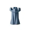 Esma Dereboy Blue Rook Candle Holder Ocean Colour In Blue