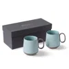 Esma Dereboy Blue Tube Mug Set Of Two Rock Aqua Colour In Blue