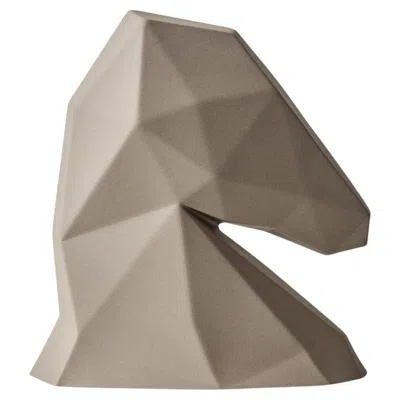 Pre-owned Esma Dereboy Decorative Handmade Horse Ocean Colour  Chess Collection In Gray