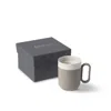 Esma Dereboy Grey / White Capsule Small Mug Rock Ivory Colour In Gray