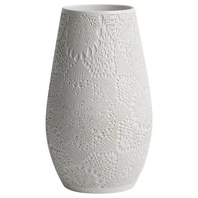 Pre-owned Esma Dereboy Limited Edition Handmade Ceramic Small Vase -  Saf Collection In Transparent