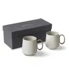 Esma Dereboy White Tube Mug Set Of Two Ivory Colour In White