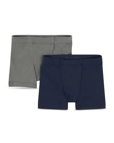 Esme Boys' Boxers, 2 Pack - Little Kid, Big Kid In Navy/charcoal