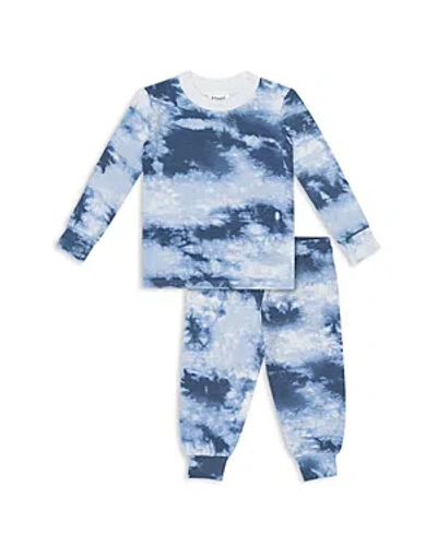 Esme Boys' Long Sleeved Top & Pants Pajamas Set - Little Kid In Blue Lagoon