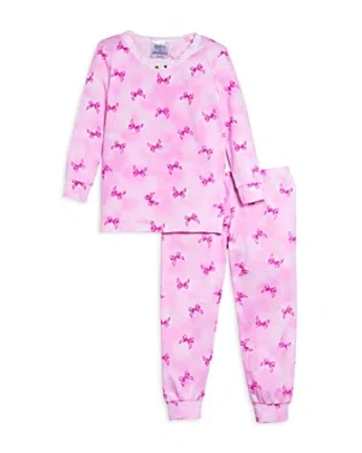 Esme Girls' Long Sleeve Pajama Set - Little Kid In Ribbon