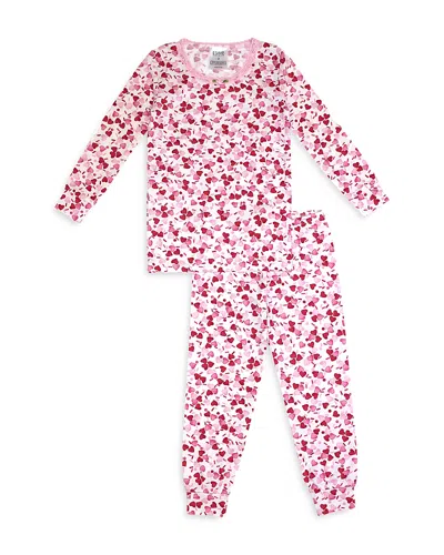 Esme Girls' Long Sleeved Printed Pajama Set - Big Kid In Heart Sprinkles