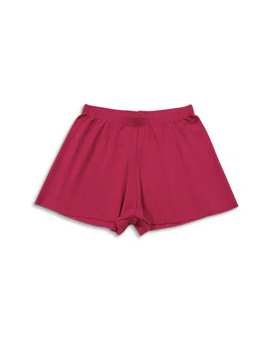 Esme Girls' Malibu Rib Shorts - Little Kid, Big Kid In Burgundy