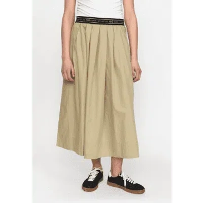 Esme Studios Elm Green Calla Midi Skirt