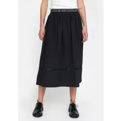 Esme Studios Esluna Midi Skirt In Black