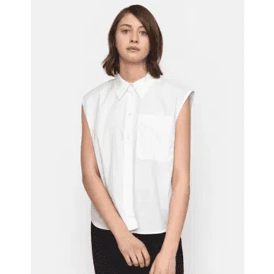 Esme Studios Malina Sleeveless Shirt White
