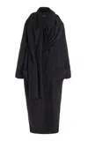 Esånt Pilsen Shawl-collar Wool-cashmere Coat In Black