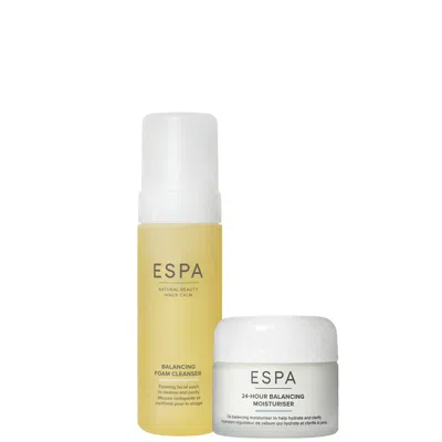 Espa Balancing Cleanse & Moisturise Duo (worth $151.00) In Transparent