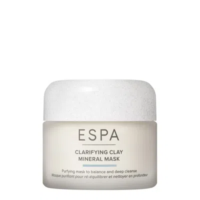 Espa Clarifying Clay Mineral Mask 55ml, Mineral Mask, Hydrating In White