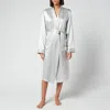 Espa Lunar Silk Robe – Moonlight Grey In Silver