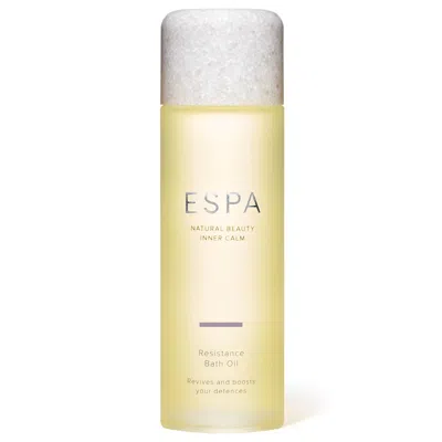 Espa Resistance Bath Oil 100ml In Transparent