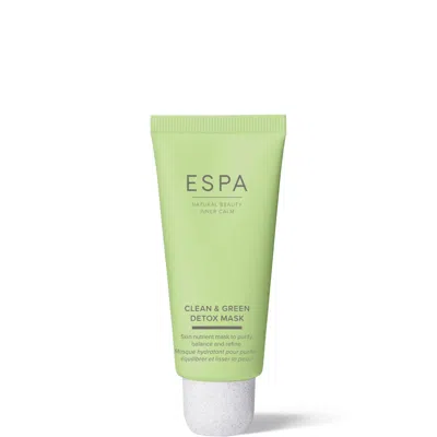 Espa Clean & Green Detox Mask 30ml In White