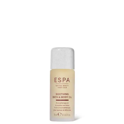 Espa Soothing Bath And Body Oil 15ml In White