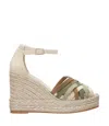 Espadrilles Sandals In Neutral