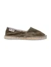 Espadrilles Suede Alpargata Ante In Cactus