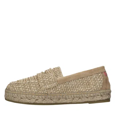 Espadrilles Flat Shoes In Beige Chari