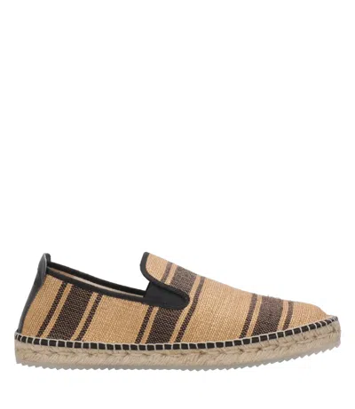 Espadrilles Flat Shoes Black In Multi