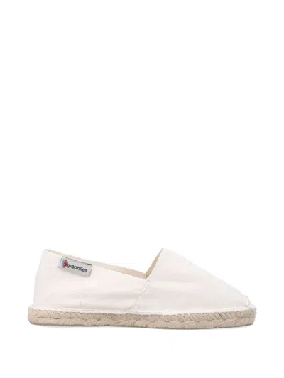 Espadrilles Logo-patch Canvas  In White