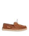 Espadrilles Man  Tan Size 13 Leather