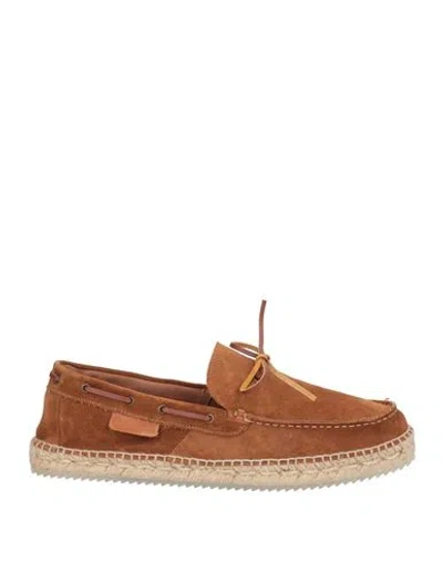 Espadrilles Man  Tan Size 13 Leather