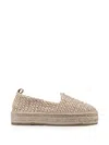Espadrilles Platform Slip-on  In Neutral