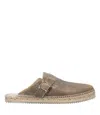 Espadrilles Sandals Brown In Animal Print