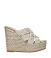 Espadrilles Sandals Grey In Animal Print