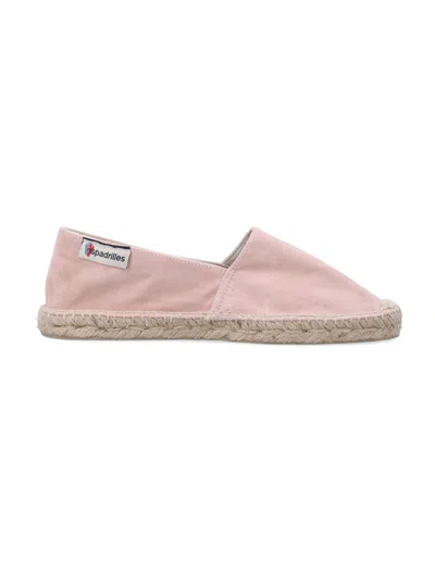 Espadrilles Soft Suede Slip-on  In Pink