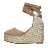 Espadrilles With Heel In Neutral