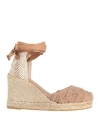 Espadrilles Woman  Beige Size 6 Textile Fibers