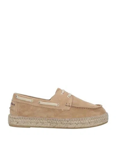Espadrilles Woman  Camel Size 7 Leather In Beige